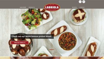 Labriola - Website Development for the Food Industry