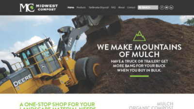 Midwest Compost - Website Development for the Green Industry