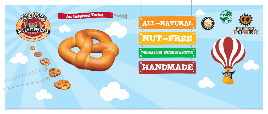 Kim & Scott's Gourmet Pretzels - Graphic Design for the Food Industry